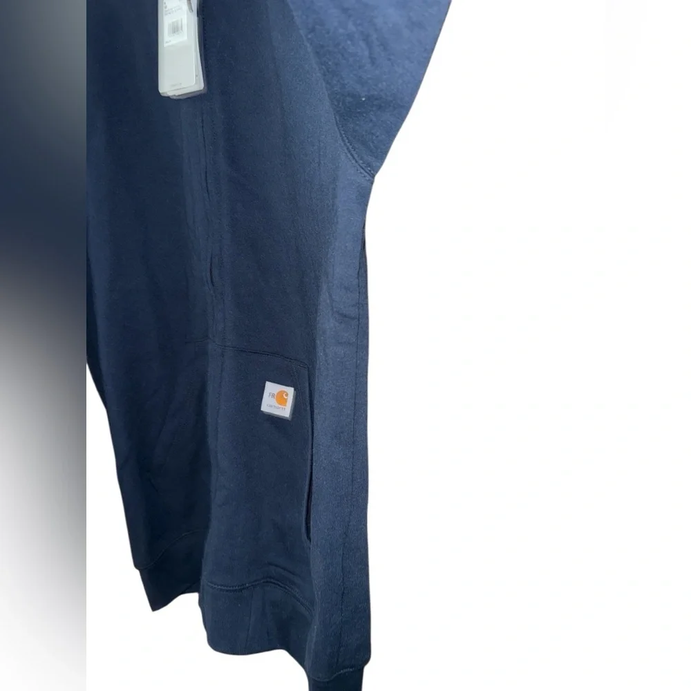 Flame-Resistant Carhartt Force Loose Fit Hooded Full Zip Sweatshirt Medium Tall